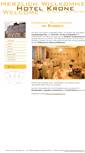 Mobile Screenshot of hotel-krone-bingen.de